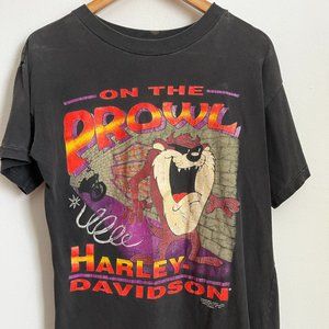 Vintage Harley Davidson Tasmanian Devil on the Prowl Shirt
